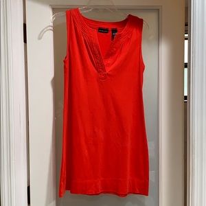New York & Company Vibrant V-Neck Sleeveless Mini Dress or tunic